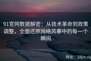 91官网数据解密：从技术革命到政策调整，全面还原网络风暴中的每一个瞬间