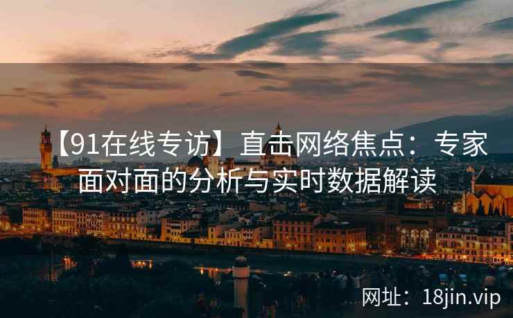 【91在线专访】直击网络焦点：专家面对面的分析与实时数据解读